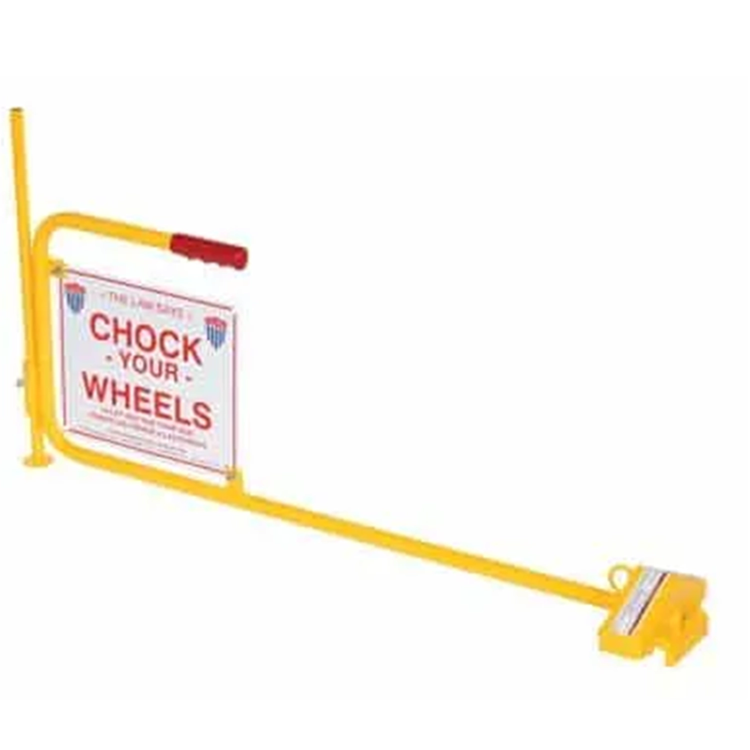 Vestil ( Steel Flag Rail Chock with Adjustable Height Leg FRC-2 )