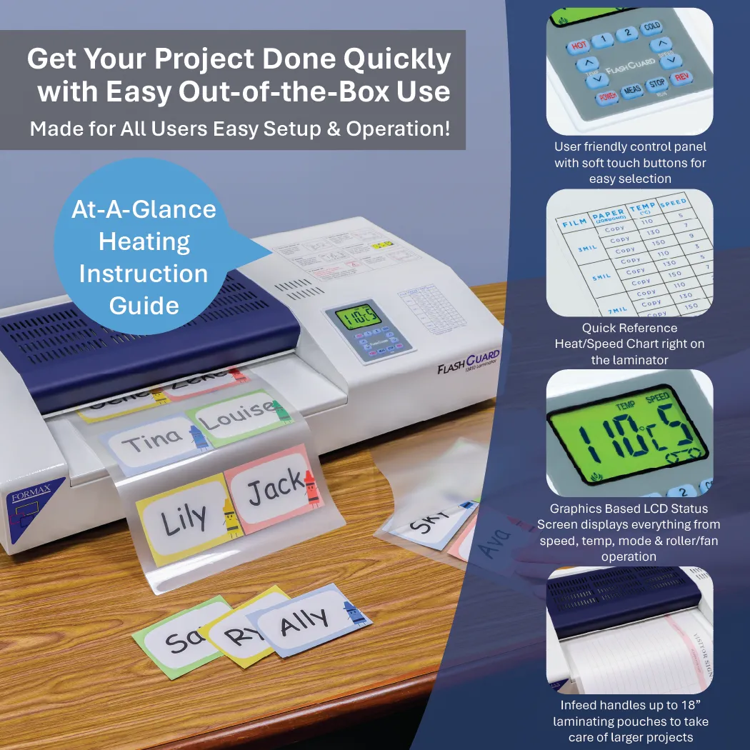 FORMAX FlashGuard 13R10 Laminator