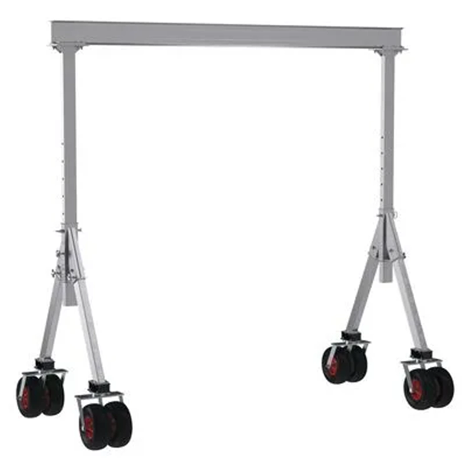 Vestil ( Aluminum Adjustable Height Gantry Crane with Pneumatic Rubber Casters AHA-4-10-10-PNU )