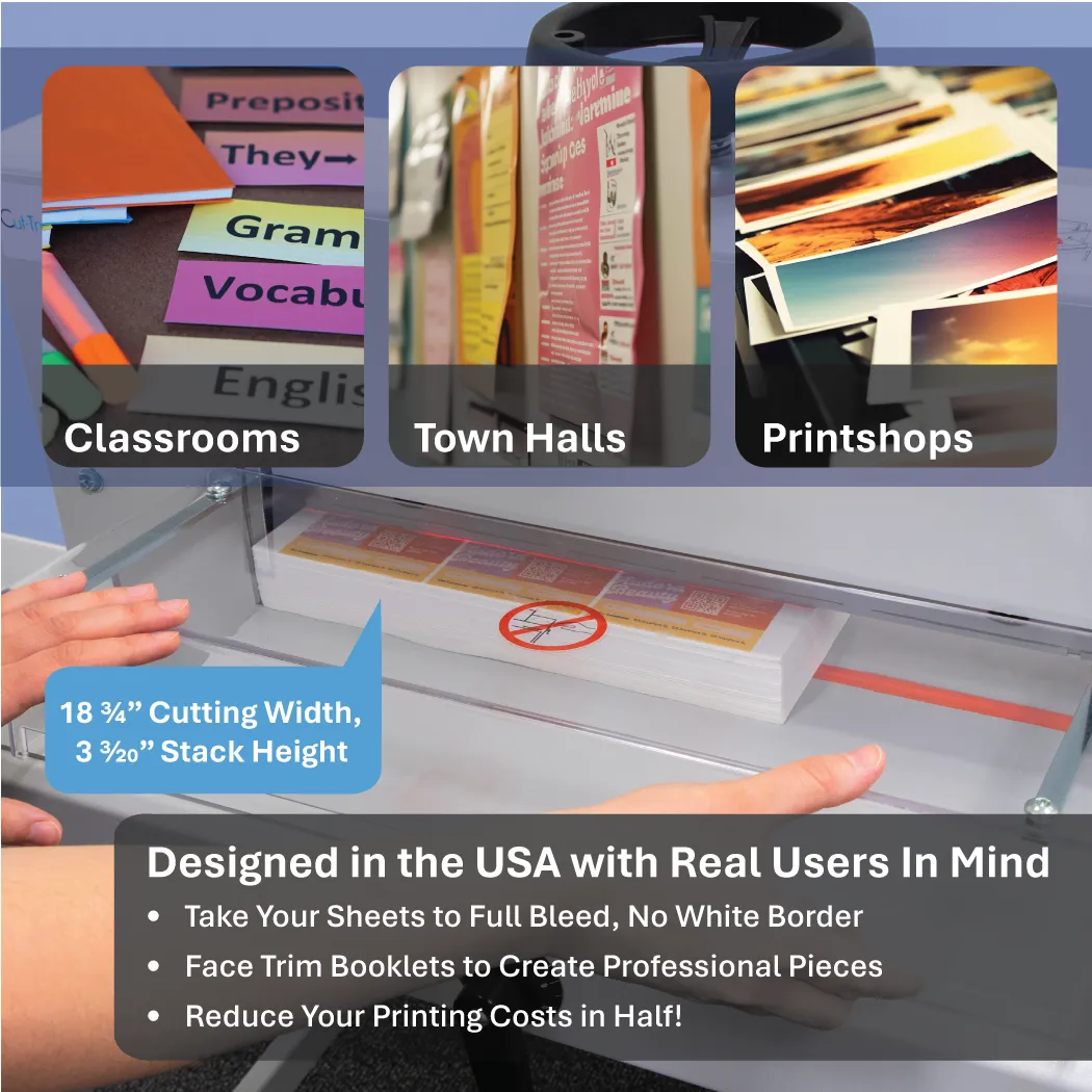 FORMAX Cut-True 16M Manual Paper Cutter