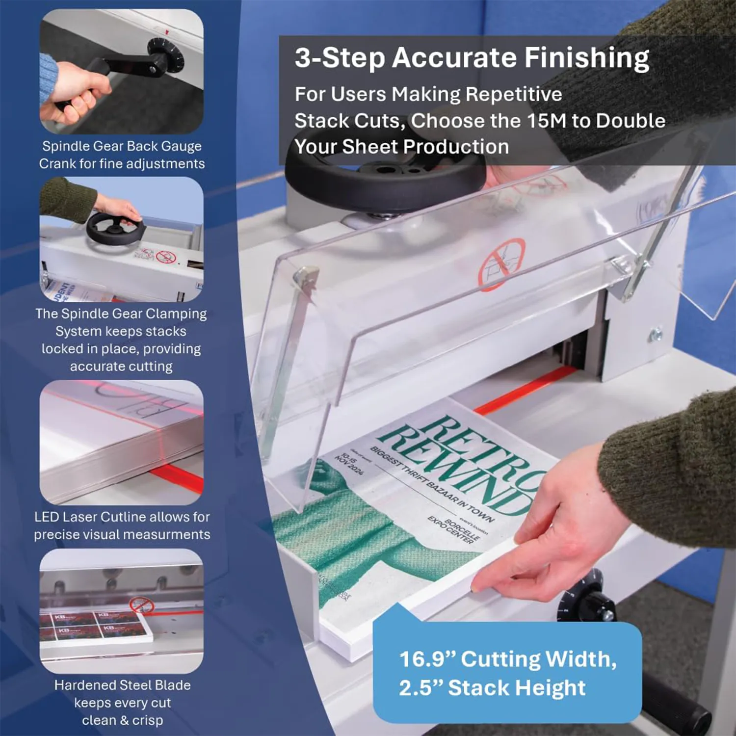 FORMAX Cut-True 15M Manual Guillotine Cutter